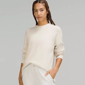 LULULEMON | Merino Wool-Blend Ribbed Crewneck Sweater